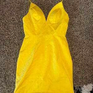 Yellow Sleeveless Dress